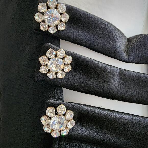 JESSICA McClintock Vintage Black Cocktail Dress Size‎ 10 - Picture 6 of 10